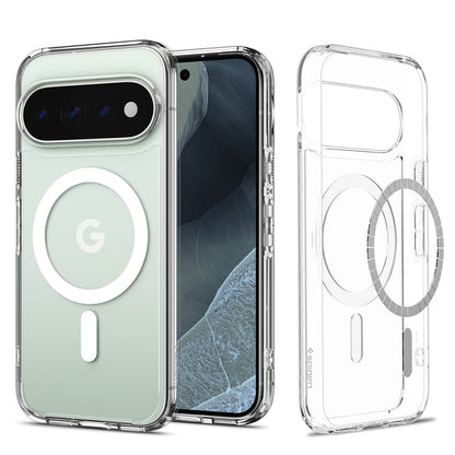 Etui MagSafe do Google Pixel 11 Pro, Spigen, Ultra Hybrid, Przezroczyste Białe ACS11431