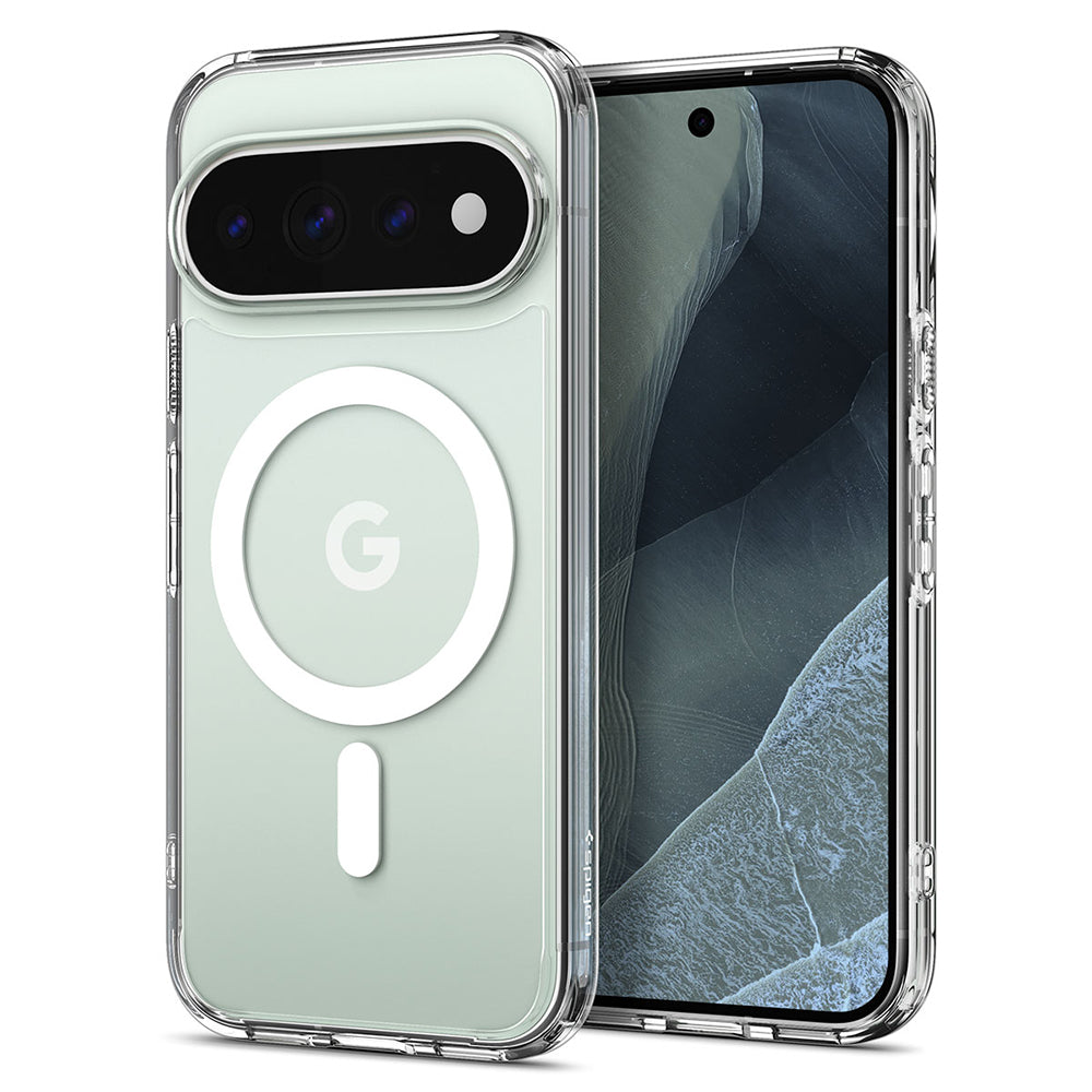 Etui MagSafe do Google Pixel 11 Pro, Spigen, Ultra Hybrid, Przezroczyste Białe ACS11431
