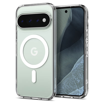 Etui MagSafe do Google Pixel 11 Pro, Spigen, Ultra Hybrid, Przezroczyste Białe ACS11431