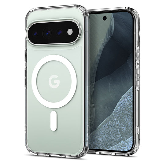Etui MagSafe do Google Pixel 11 Pro, Spigen, Ultra Hybrid, Przezroczyste Białe ACS11431