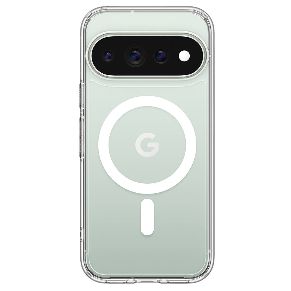 Etui MagSafe do Google Pixel 11 Pro, Spigen, Ultra Hybrid, Przezroczyste Białe ACS11431