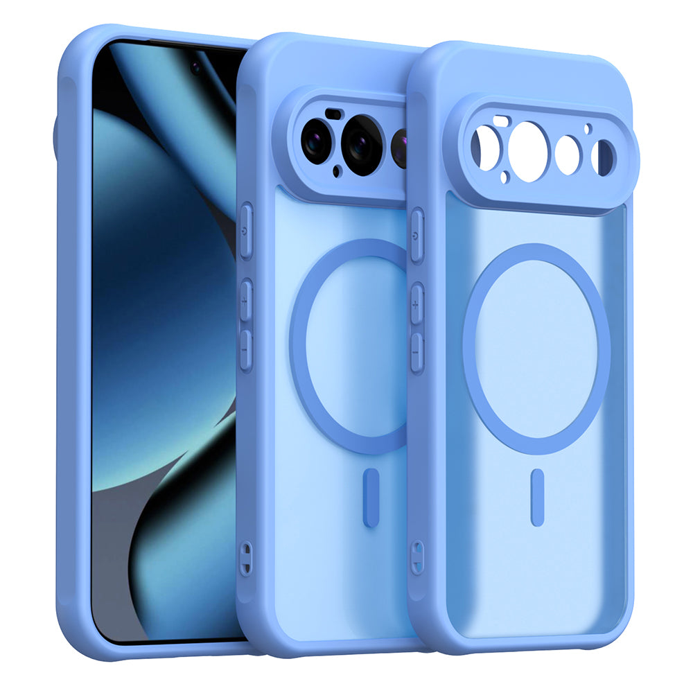 MagSafe Case for Google Pixel 11 Pro, Techsuit, HaloFrost II, Blue