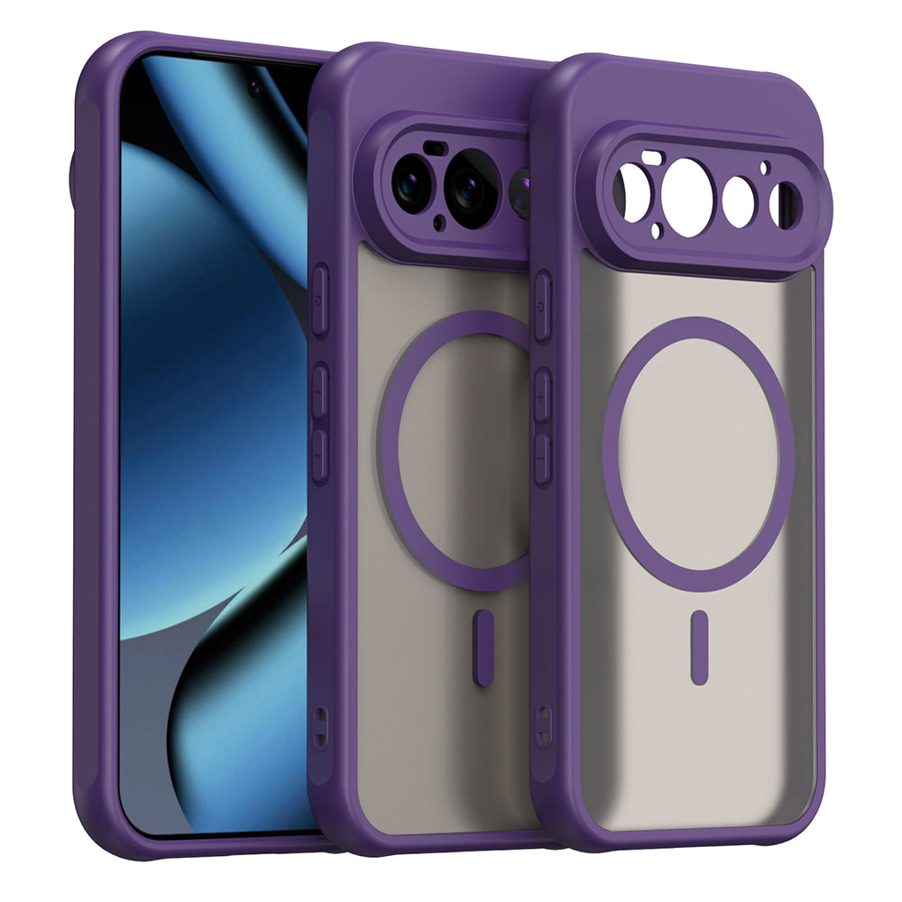 MagSafe Case for Google Pixel 11 Pro, Techsuit, HaloFrost II, Purple