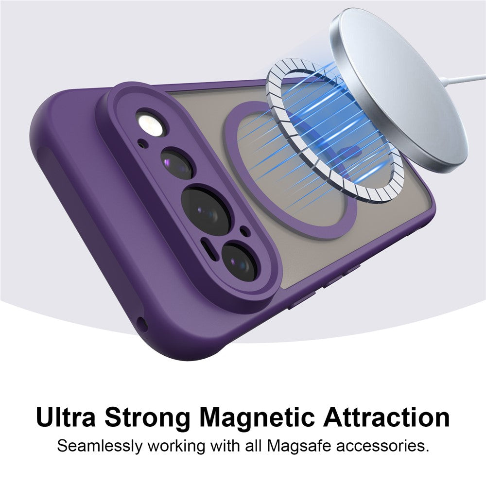 MagSafe Case for Google Pixel 11 Pro, Techsuit, HaloFrost II, Purple