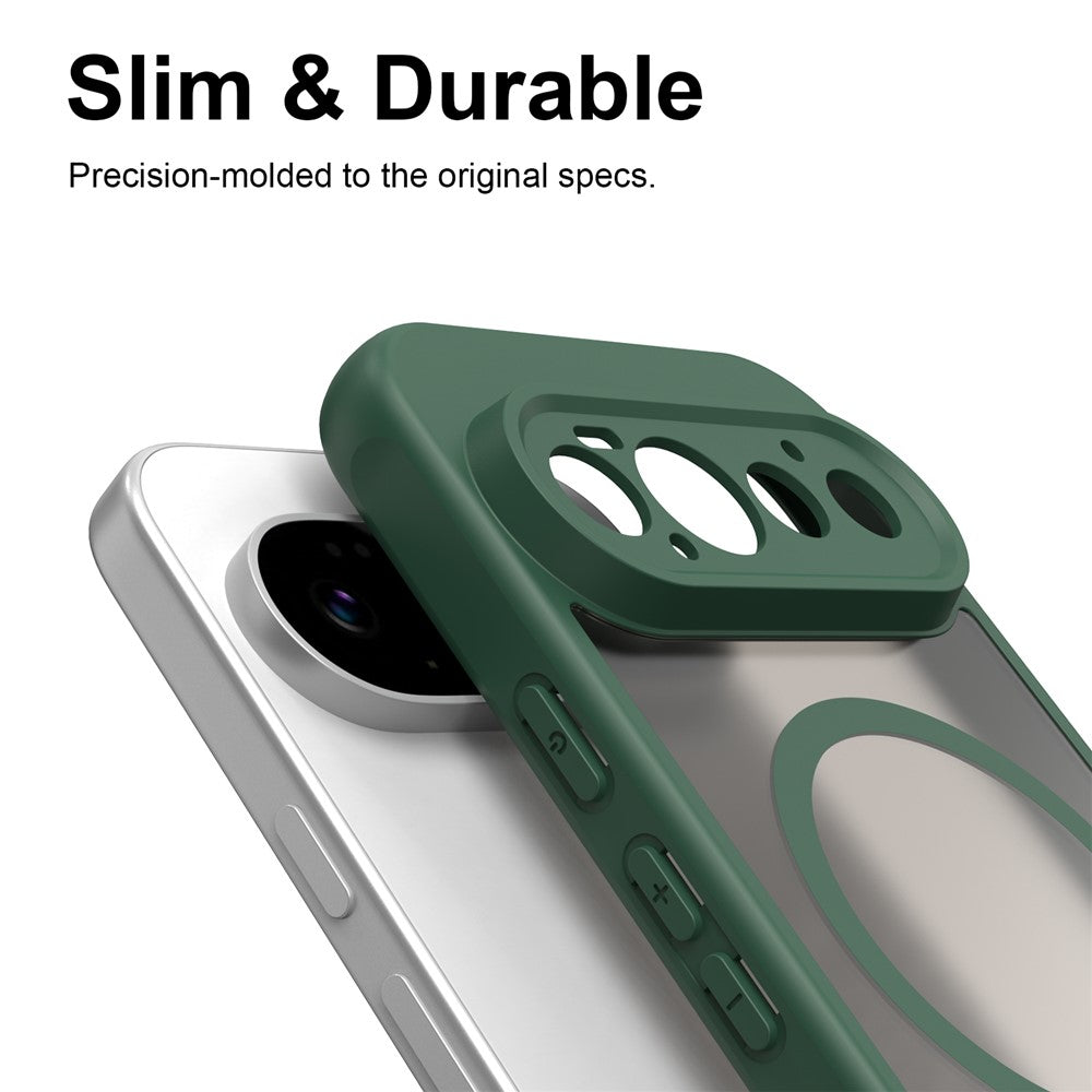 MagSafe Case for Google Pixel 11 Pro, Techsuit, HaloFrost II, Green