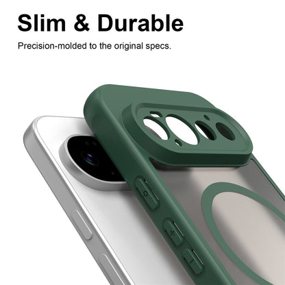 MagSafe Case for Google Pixel 11 Pro, Techsuit, HaloFrost II, Green