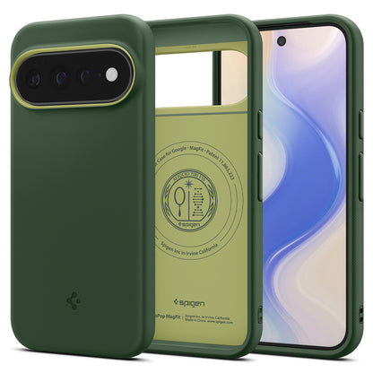 Etui MagSafe do Google Pixel 11 Pro XL, Spigen, Caseology Nano Pop, Zielony ACS11456
