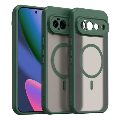 MagSafe Case for Google Pixel 11 Pro XL, Techsuit, HaloFrost II, Green