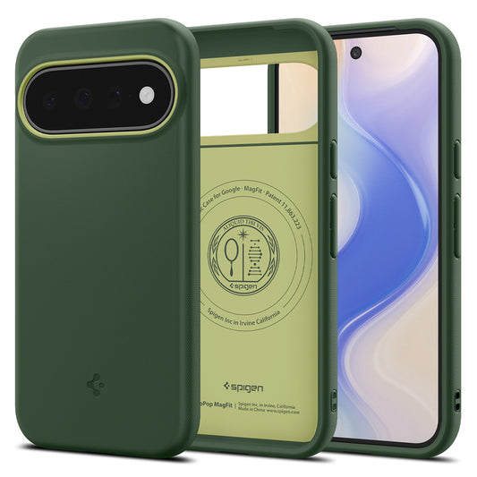 Etui MagSafe na Google Pixel 11, Spigen, Caseology Nano Pop, Zielony ACS11446