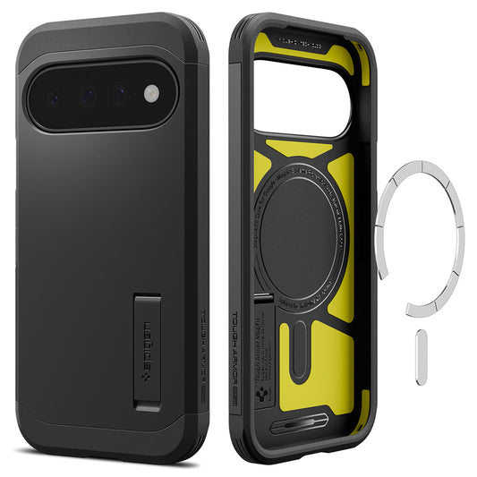 Etui MagSafe do Google Pixel 11, Spigen, Tough Armor, czarne ACS11443