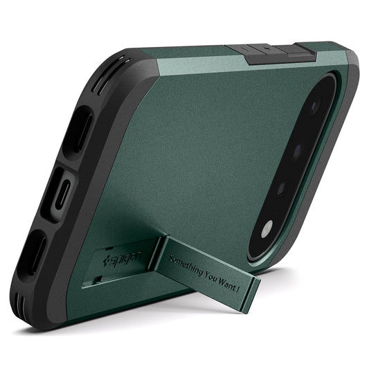 Etui MagSafe do Google Pixel 11, Spigen, Tough Armor, Zielony ACS11854