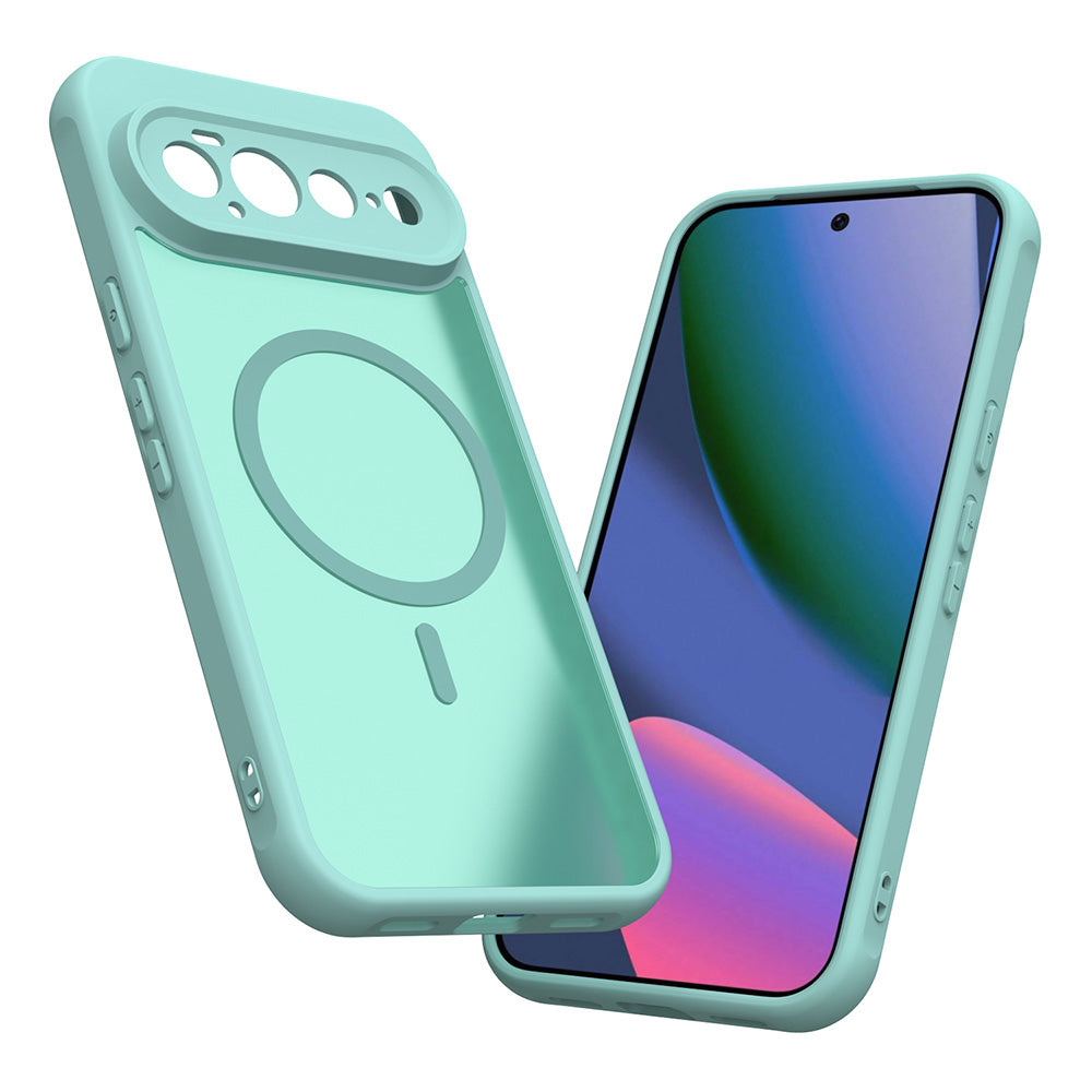 MagSafe Case for Google Pixel 11, Techsuit, HaloFrost II, Light Green