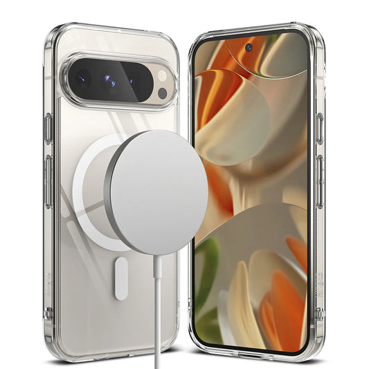 Etui MagSafe do Google Pixel 9 Pro XL, Ringke, Fusion, Przezroczyste