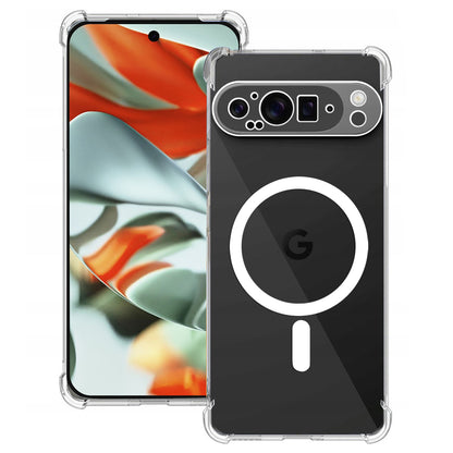 Etui MagSafe na Google Pixel 9 Pro XL, Techsuit, odporne na wstrząsy, przezroczyste