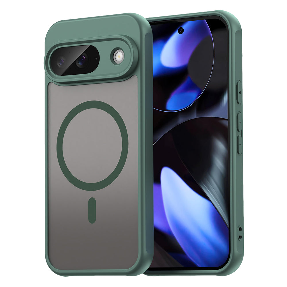 Etui MagSafe do Google Pixel 9, Techsuit, HaloFrost II, Zielony