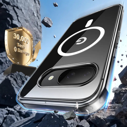 Etui MagSafe dla Google Pixel 9a, Torras, Diamond, Przezroczyste