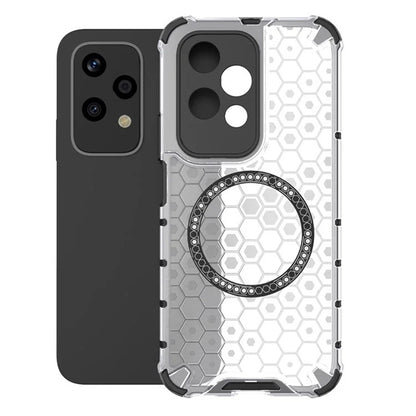 Etui MagSafe do Honor 200 Lite, Techsuit, HoneyComb Shield, Białe