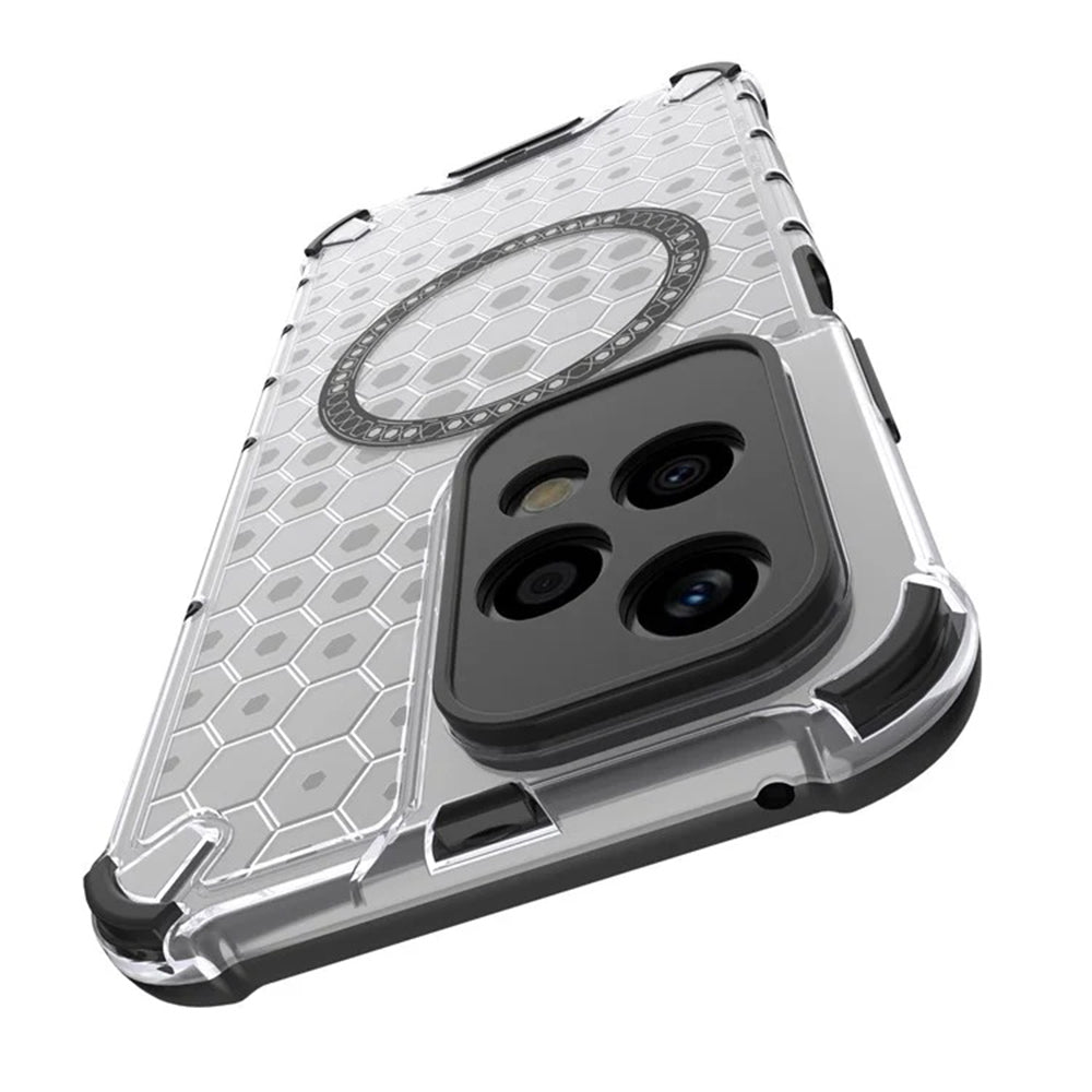 Etui MagSafe do Honor 200 Lite, Techsuit, HoneyComb Shield, czarne