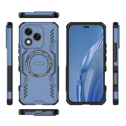 MagSafe Case for Honor 400 Lite, Techsuit, ArmorMag, Blue