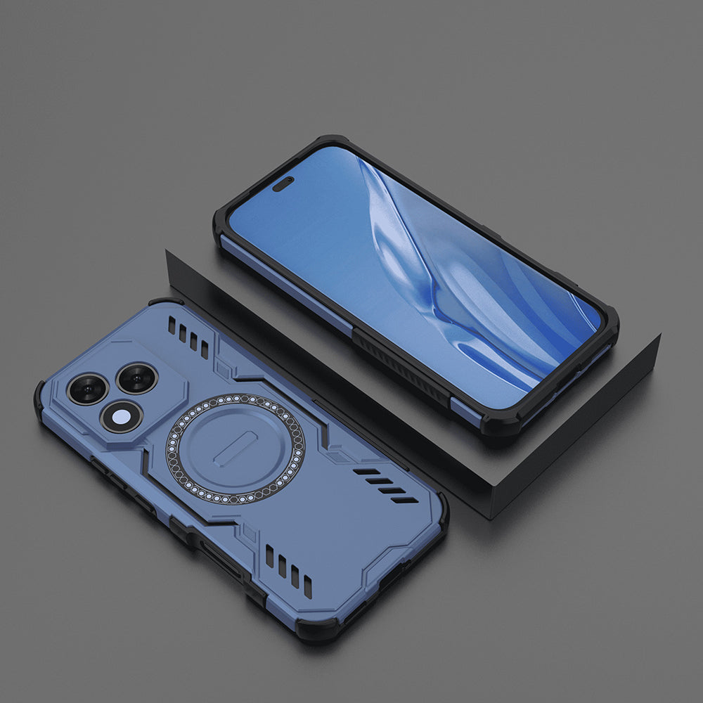 MagSafe Case for Honor 400 Lite, Techsuit, ArmorMag, Blue