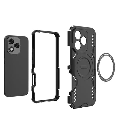 Etui MagSafe do Honor 400 Lite, Techsuit, ArmorMag, czarne
