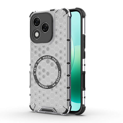 Etui MagSafe do Honor 400 Lite, Techsuit, HoneyComb Shield, Białe
