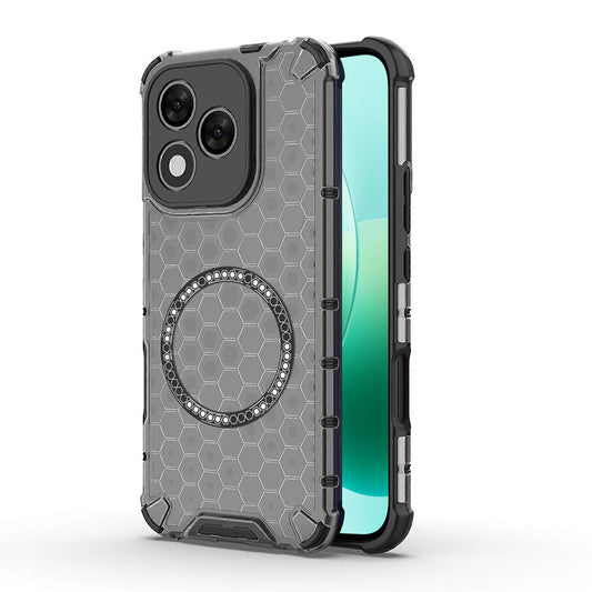 Etui MagSafe do Honor 400 Lite, Techsuit, HoneyComb Shield, czarne