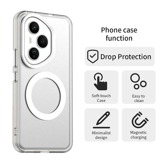 Etui MagSafe do Honor 400 Pro, Techsuit, CandyCase, Białe
