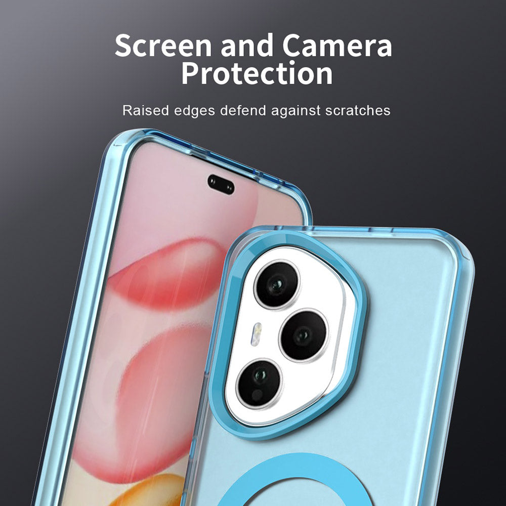 Etui MagSafe do Honor 400 Pro, Techsuit, CandyCase, Niebieskie