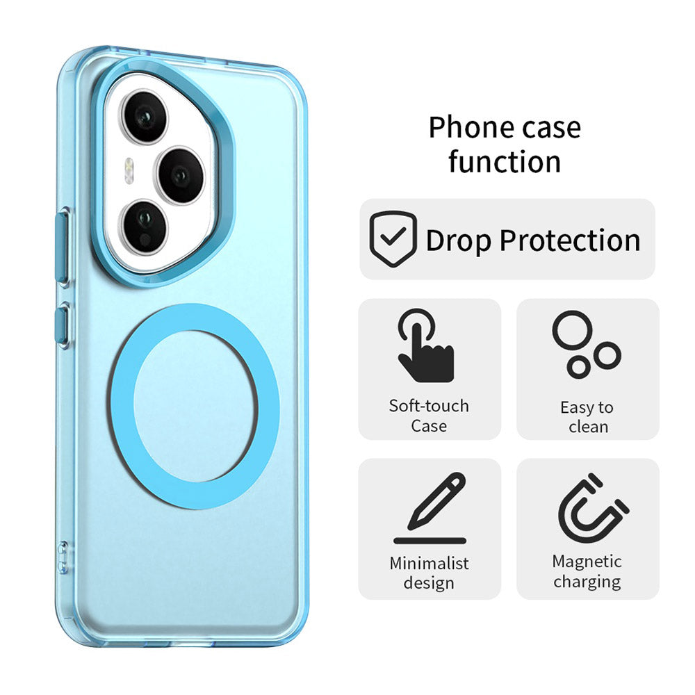 Etui MagSafe do Honor 400 Pro, Techsuit, CandyCase, Niebieskie
