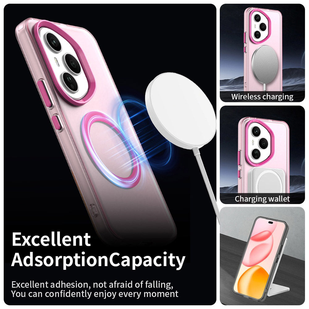 Etui MagSafe do Honor 400 Pro, Techsuit, CandyCase, Różowe