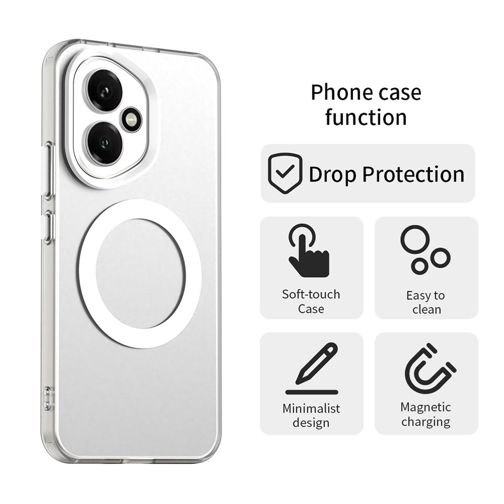 Etui MagSafe do Honor 400, Techsuit, CandyCase, Białe