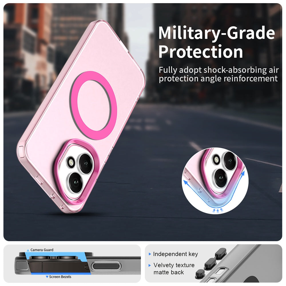 Etui MagSafe do Honor 400, Techsuit, CandyCase, Różowe