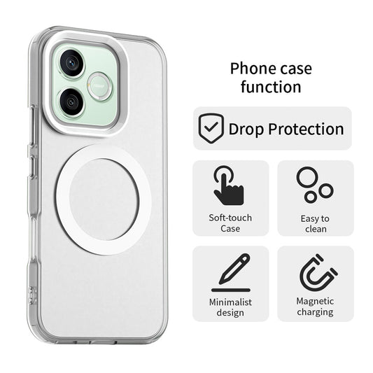 Etui MagSafe do Honor 600 Lite, Techsuit, CandyCase, Białe