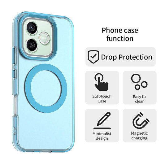 Etui MagSafe do Honor 600 Lite, Techsuit, CandyCase, Niebieskie