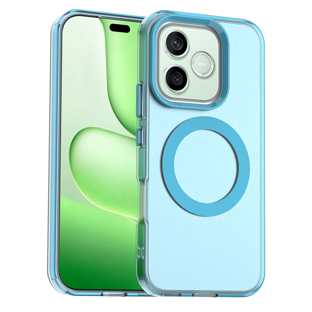 Etui MagSafe do Honor 600 Lite, Techsuit, CandyCase, Niebieskie