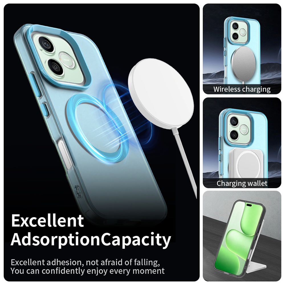 Etui MagSafe do Honor 600 Lite, Techsuit, CandyCase, Niebieskie