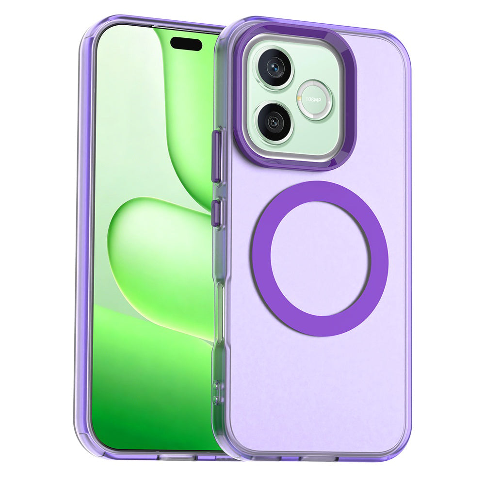 Etui MagSafe do Honor 600 Lite, Techsuit, CandyCase, Fioletowy