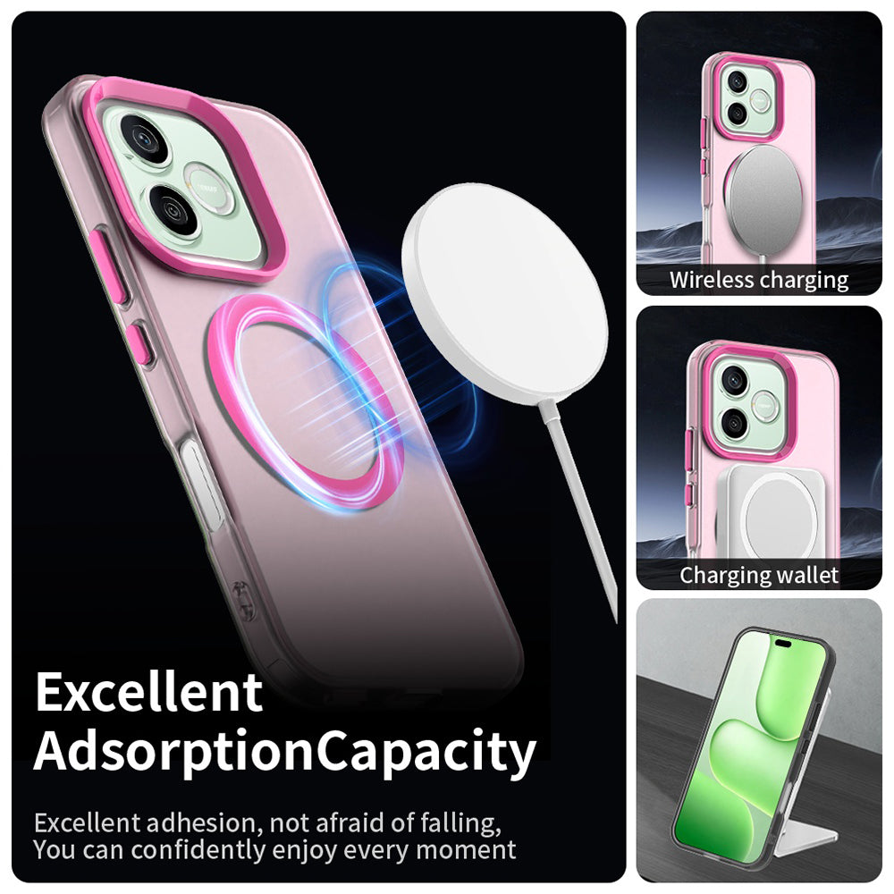 Etui MagSafe do Honor 600 Lite, Techsuit, CandyCase, Różowe