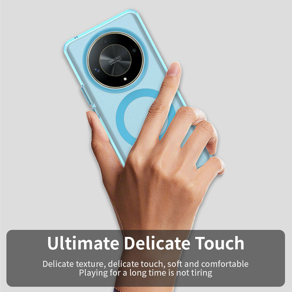 Etui MagSafe do Honor Magic6 Lite, Techsuit, CandyCase, Niebieskie