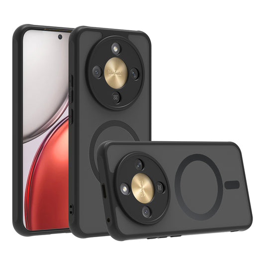 Etui MagSafe dla Honor Magic8 Lite, Techsuit, HaloFrost II, Czarne