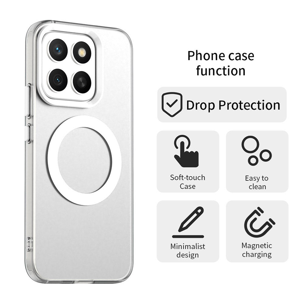 Etui MagSafe do Honor X8c, Techsuit, CandyCase, Białe