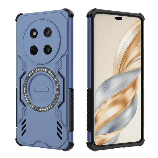 Etui MagSafe do Honor X9c / Magic7 Lite, Techsuit, ArmorMag, Niebieskie