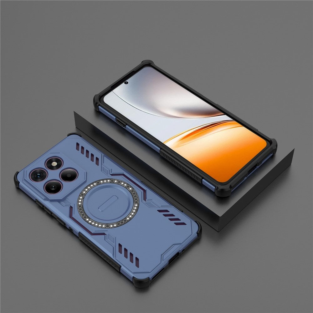 Etui MagSafe dla Huawei nova 14 Pro, Techsuit, ArmorMag, Niebieskie