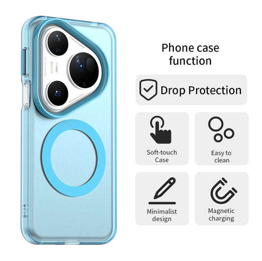 Etui MagSafe do Huawei Pura 80 Ultra, Techsuit, CandyCase, Niebieskie