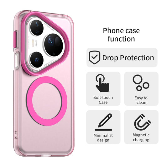 Etui MagSafe do Huawei Pura 80 Ultra, Techsuit, CandyCase, Różowe