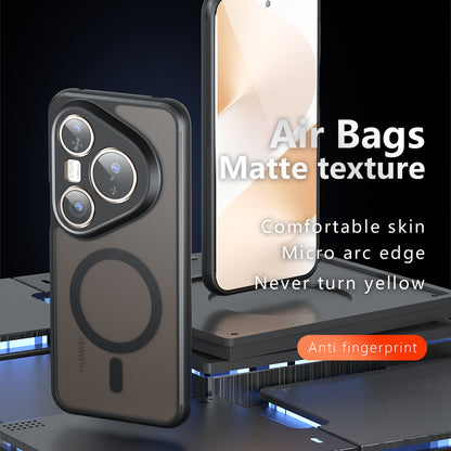 Etui MagSafe do Huawei Pura 80 Ultra, Techsuit, PureFrost, Czarna Satynowa
