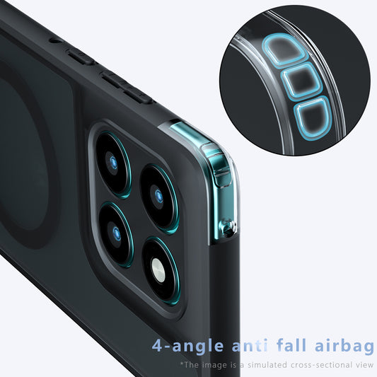 Etui MagSafe do Motorola Edge 60 Fusion / Edge 60, Techsuit, PureFrost, czarne