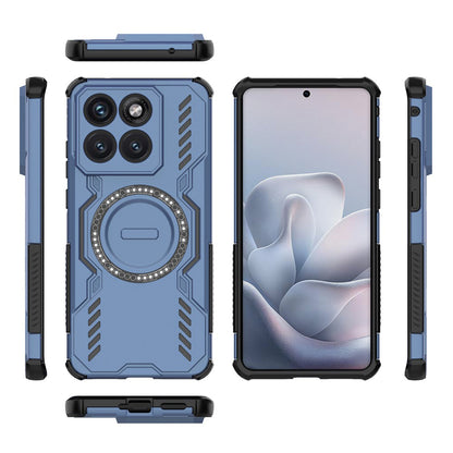 Etui MagSafe dla Motorola Edge 70 Fusion, Techsuit, ArmorMag, Niebieskie