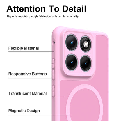 Etui MagSafe do Motorola Edge 70 Fusion, Techsuit, HaloFrost II, Różowe